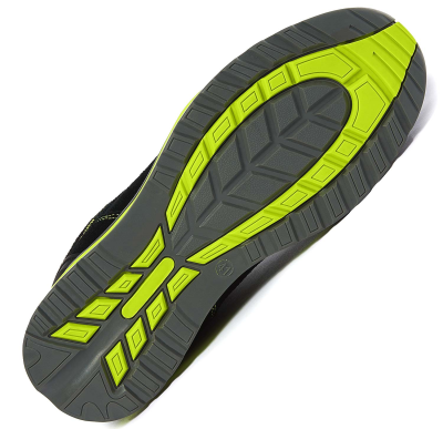 Scarpe Antinfortunistiche FORUM S1P SRA Metal Free – Pelle Scamosciata Nero/Giallo