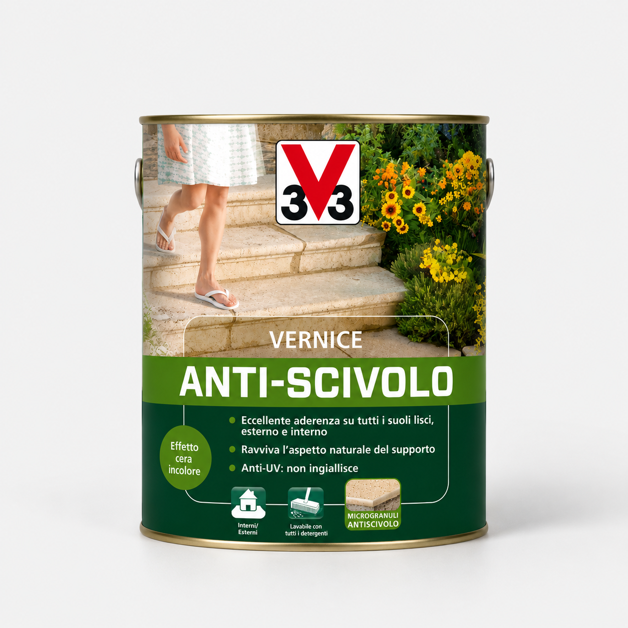 Vernice anti-scivolo 0,75Litri incolore