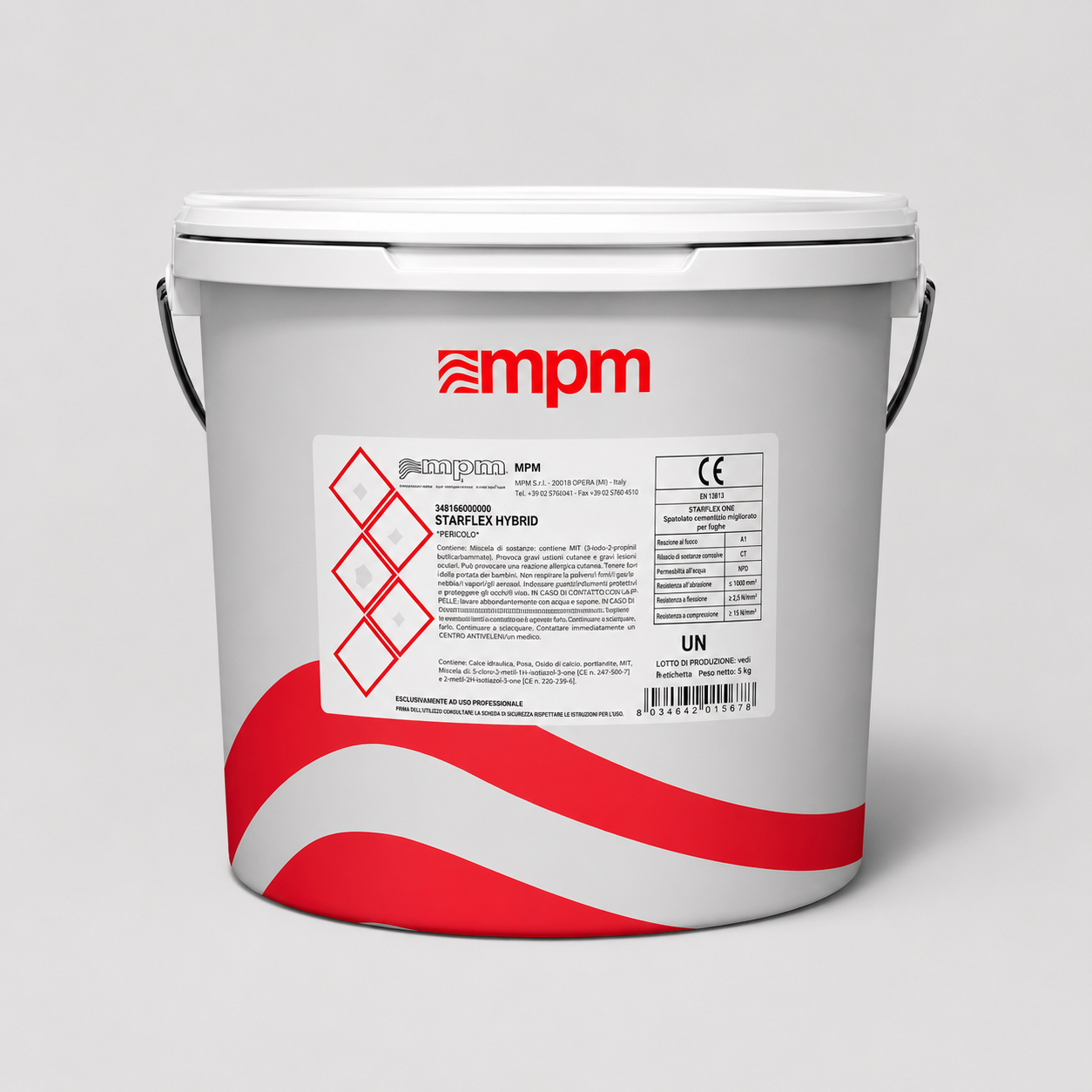 Membrana impermeabilizzante elastica monocomponente base acqua STARFLEX HYBRID 21Kg