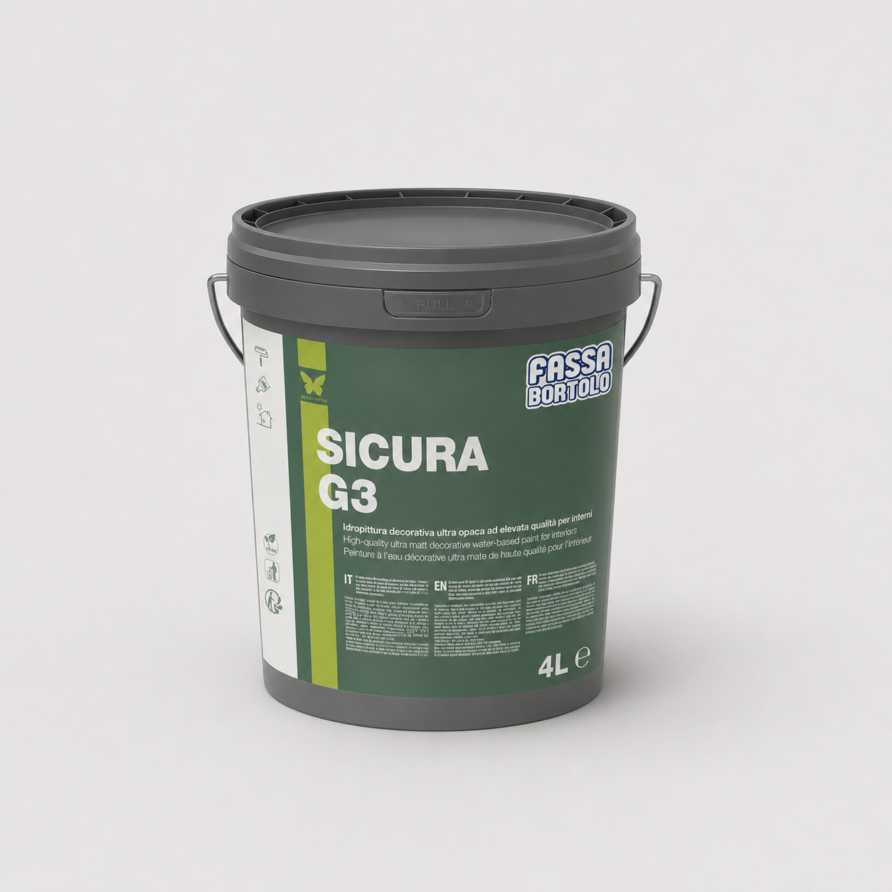 Idropittura opaca Fassa Sicura G3 5Litri