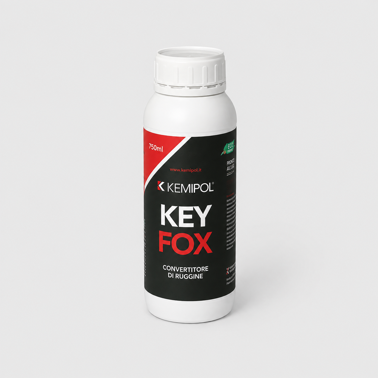 Convertitore di ruggine per superfici metalliche KeyFox 0,75Litri