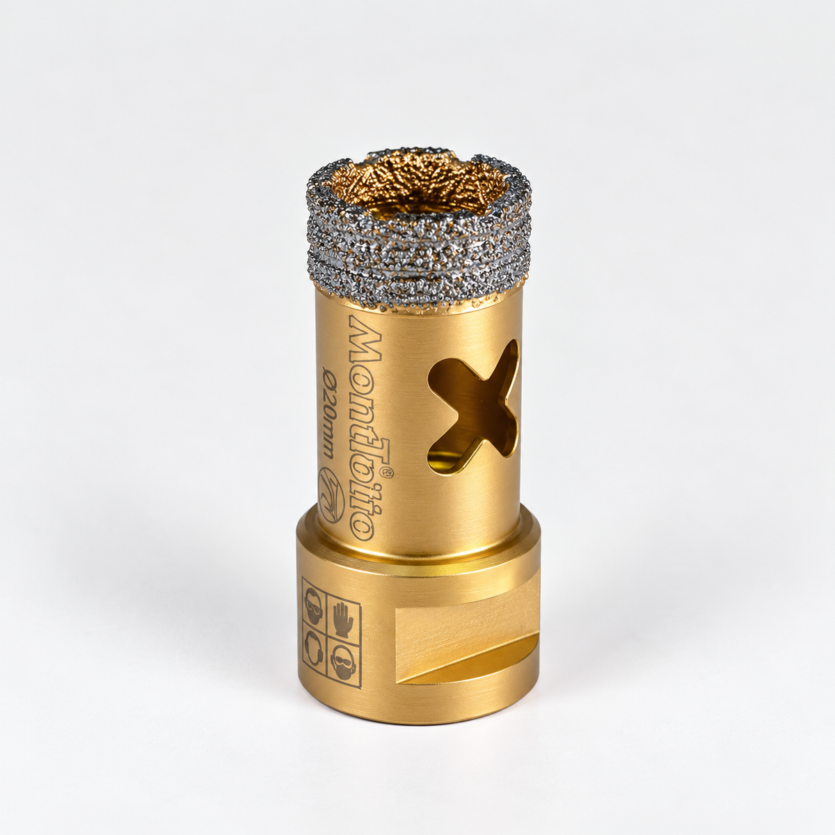 Fresa Diamantata Montolit Mondrillo Gold Titanium X-Generation FS-TI Ø 27 mm M14