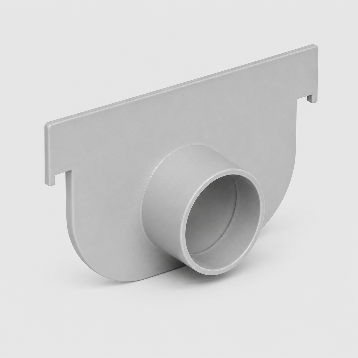 Testata terminale in PVC per canale Pratiko 130 - Altezza 75 mm