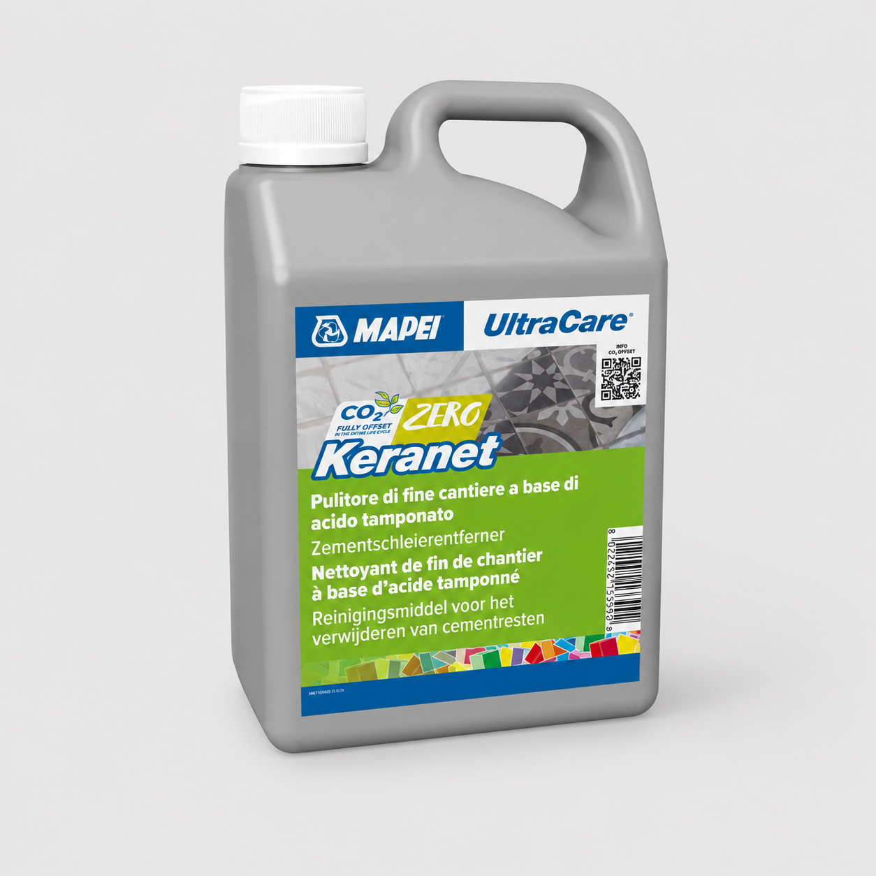 Pulitore Acido Concentrato per Residui Cementizi MAPEI UltraCare Keranet 1Litro