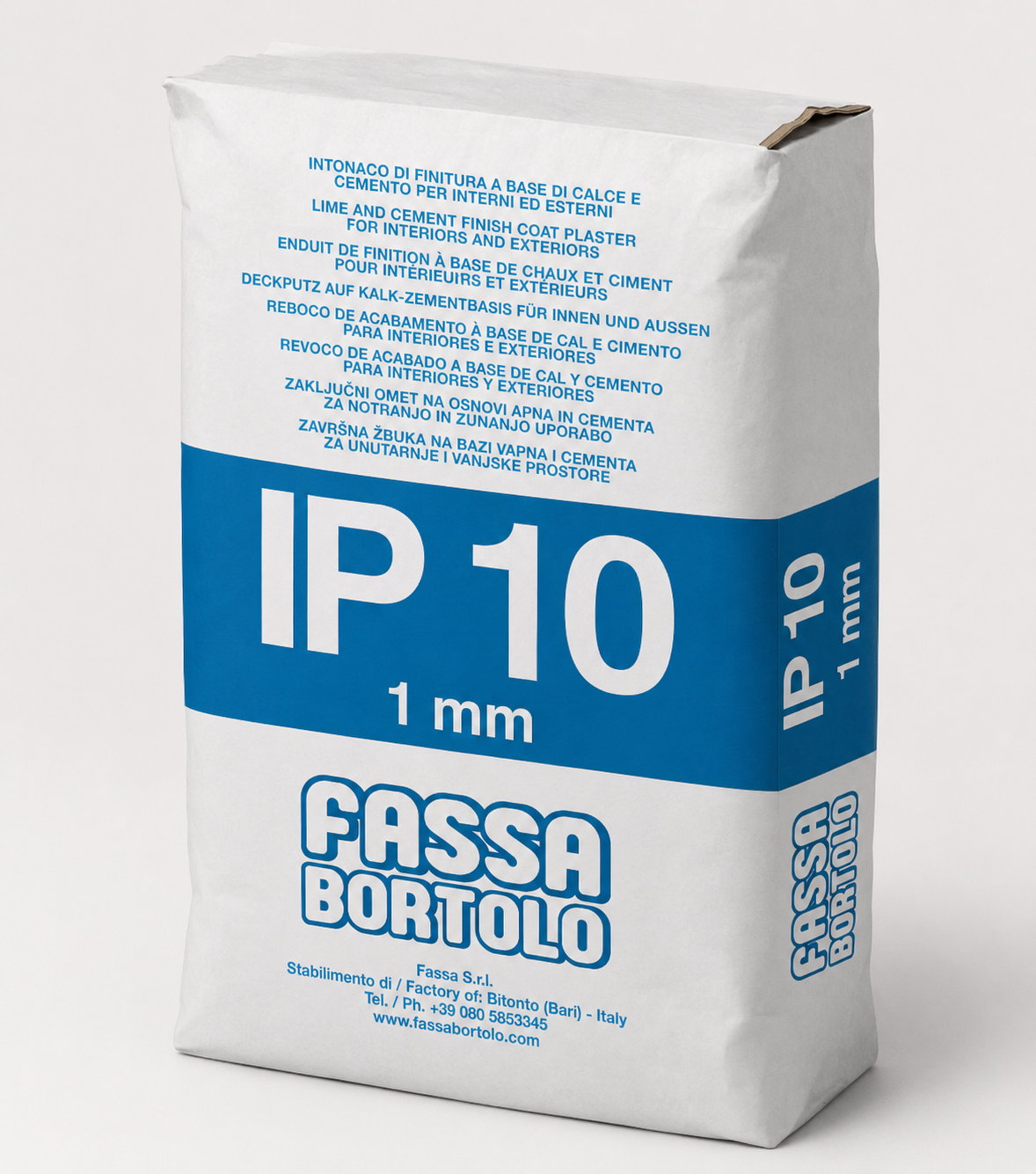 Intonaco base calce Fassa IP 10 25Kg