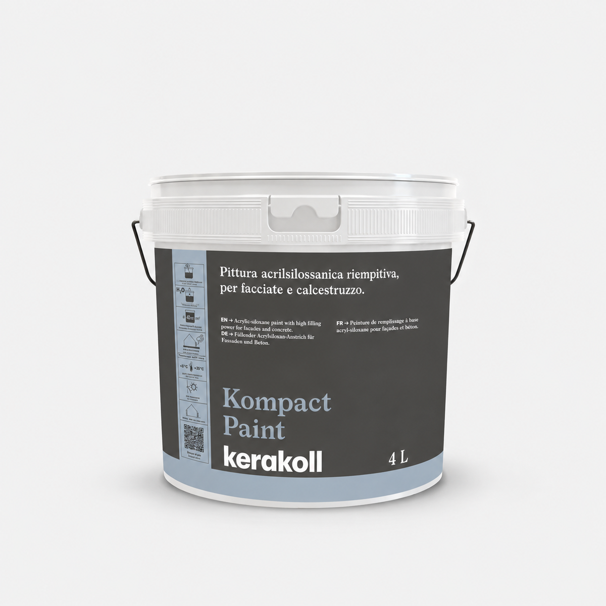 Idropittura acril-silossanica Kompact Paint 4Litri