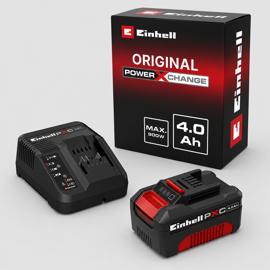 Kit batteria e caricabatterie Einhell 18V 4,0 AH POWER X-CHANGE STARTER KIT A1