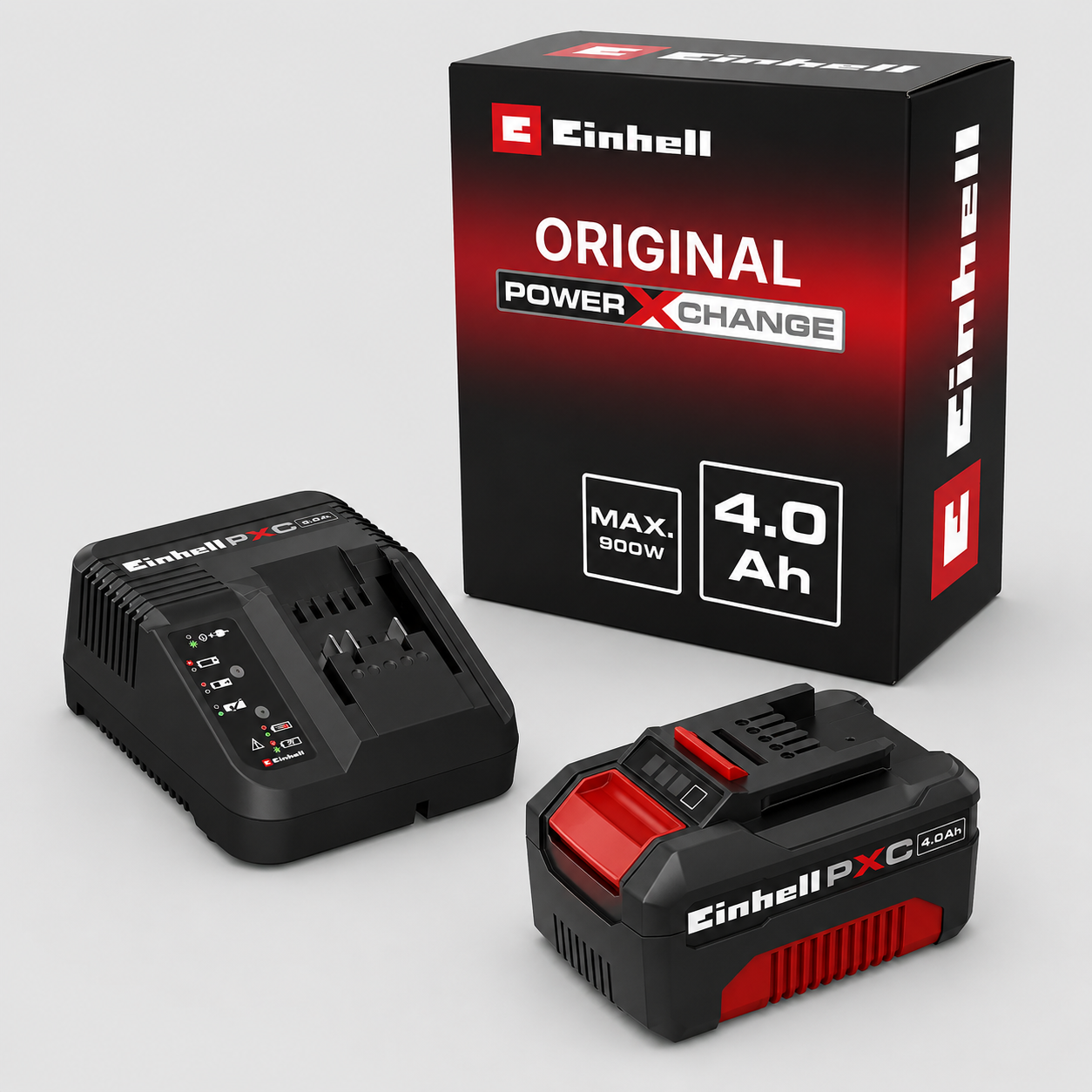 Kit batteria e caricabatterie Einhell 18V 4,0 AH POWER X-CHANGE STARTER KIT A1