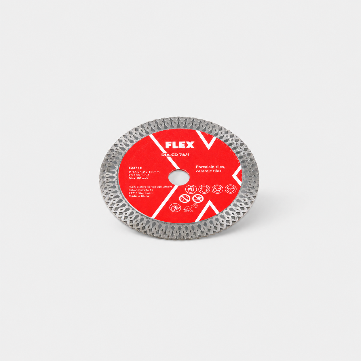 Disco diamantato taglio preciso FLEX DIA-CD 76/1 ø 76mm
