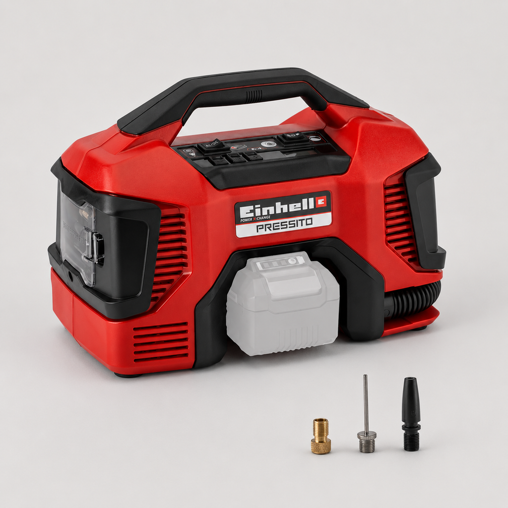 Compressore ibrido Einhell PRESSITO – 18V POWER X-CHANGE / 230V