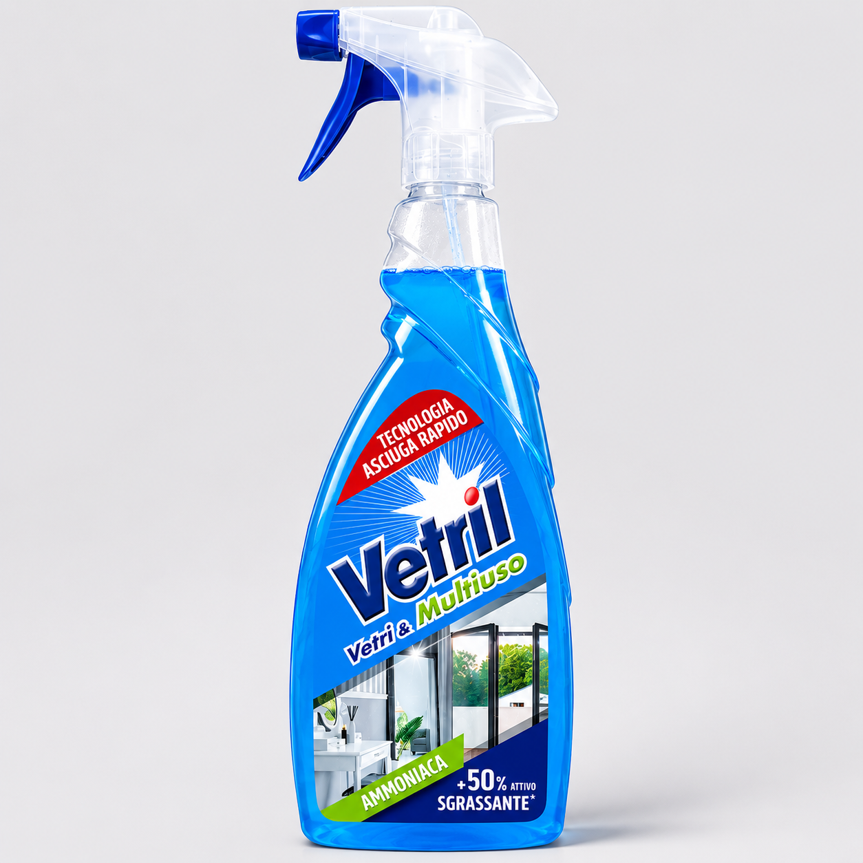 Detergente vetri Vetril Vetri Multiuso Ammoniaca 650ml