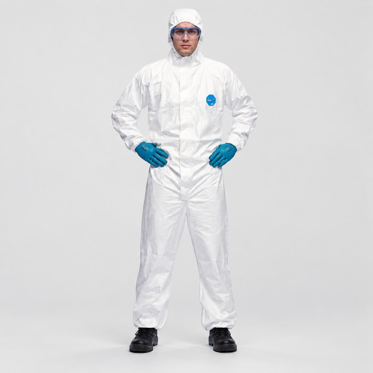 Tuta Protettiva DuPont™ Tyvek® 500 Xpert con Cappuccio – Cat. III Tipo 5-B/6-B