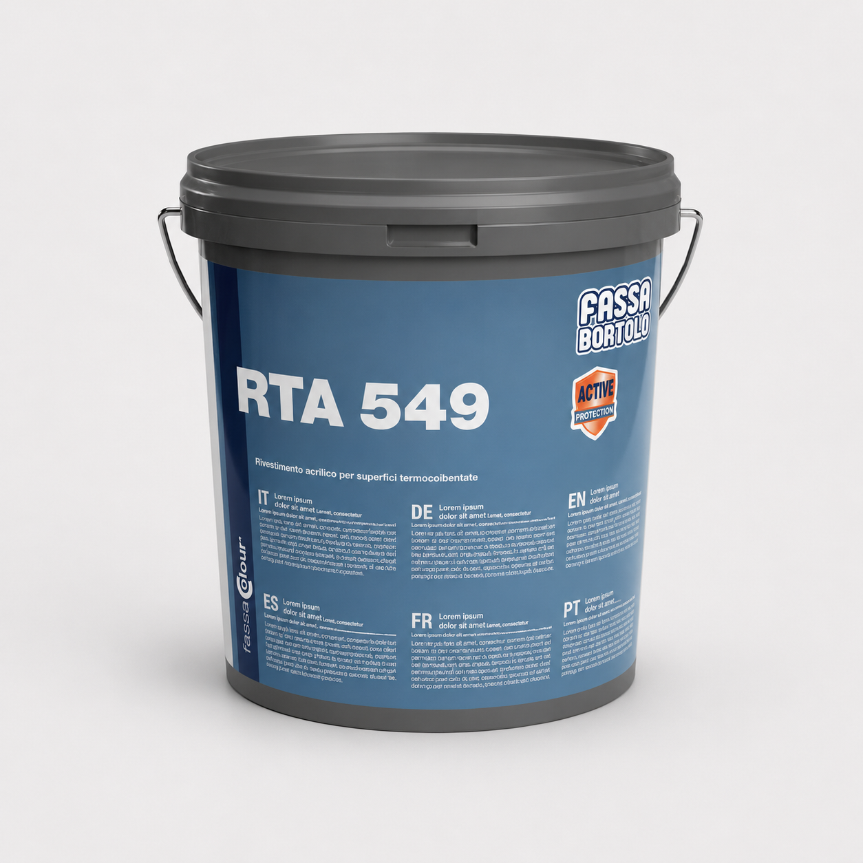 Rivestimento Acrilsilossanico a Spessore per cappotto RTA 549 1,5mm 25Kg