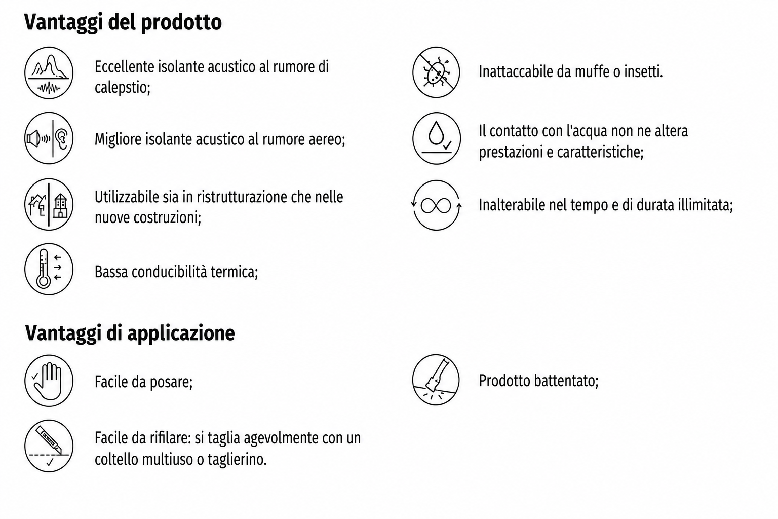 Isolamento Acustico Sottomassetto ad Alte Prestazioni ISOLMANT UNDERPLUS BLACK.E