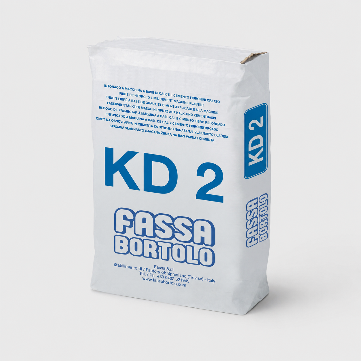 Intonaco di fondo fibrorinforzato KD2 25Kg