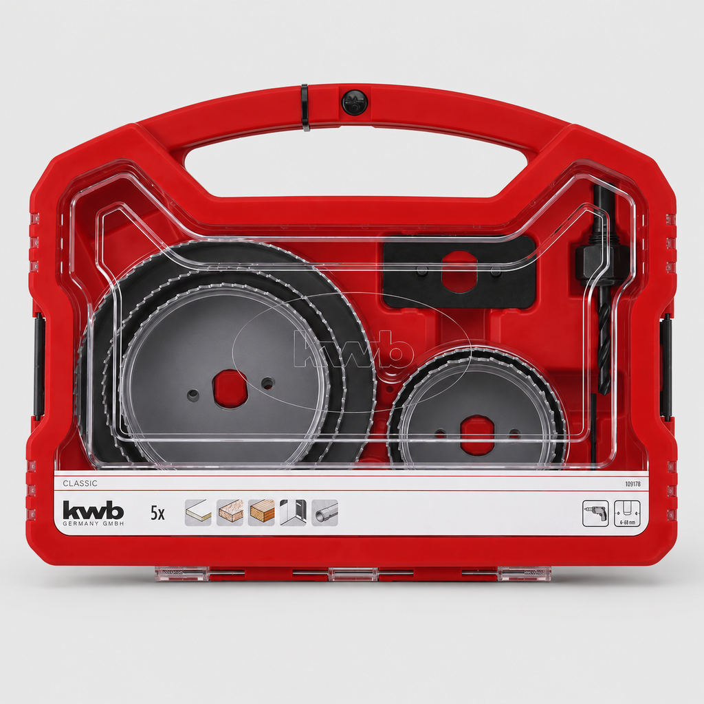 Set di Frese a Tazza Bimetalliche HSS KWB CLASSIC