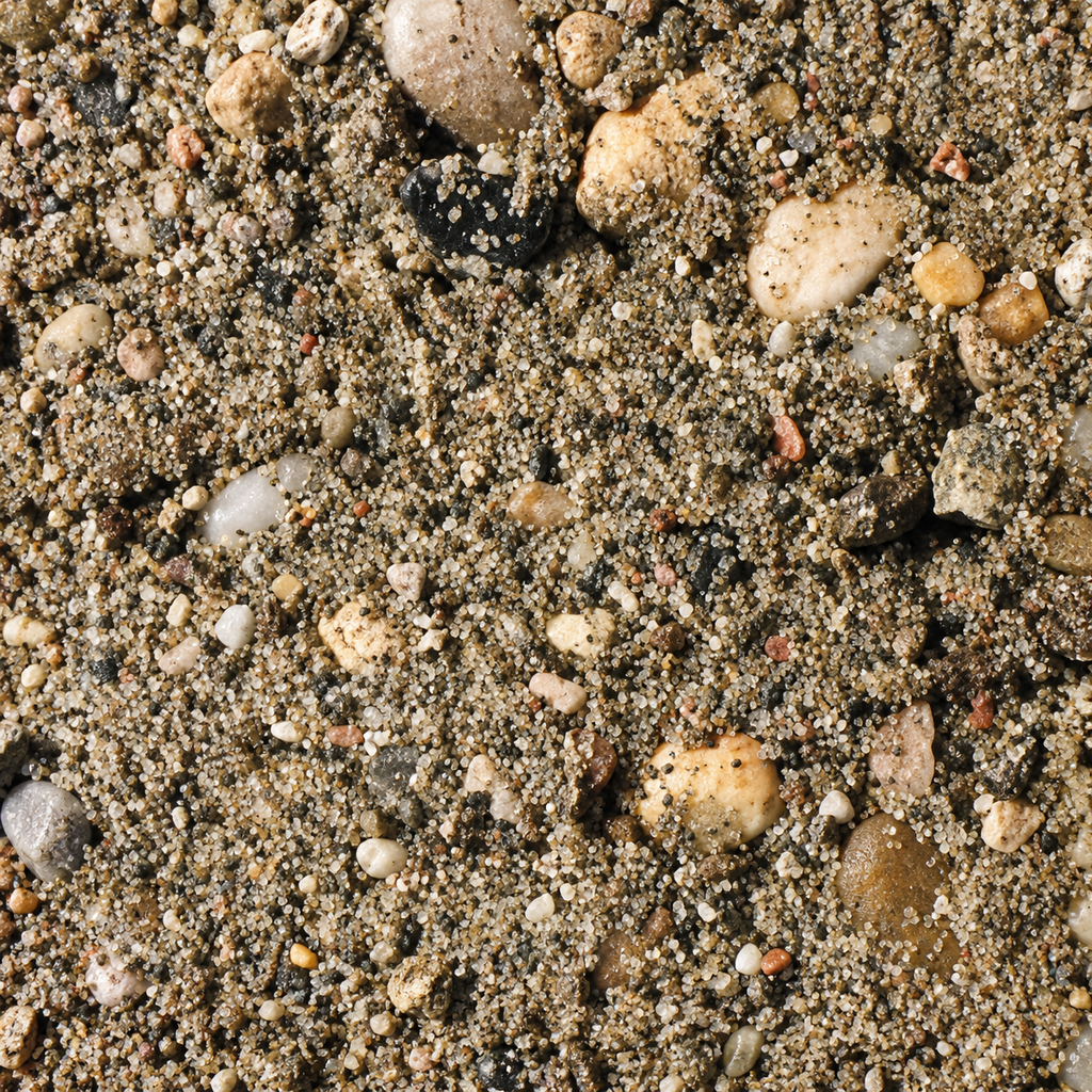Misto Getto del Fiume Po Bacchi 0/14 mm – Aggregato Naturale per Calcestruzzo (RITIRO IN NEGOZIO)