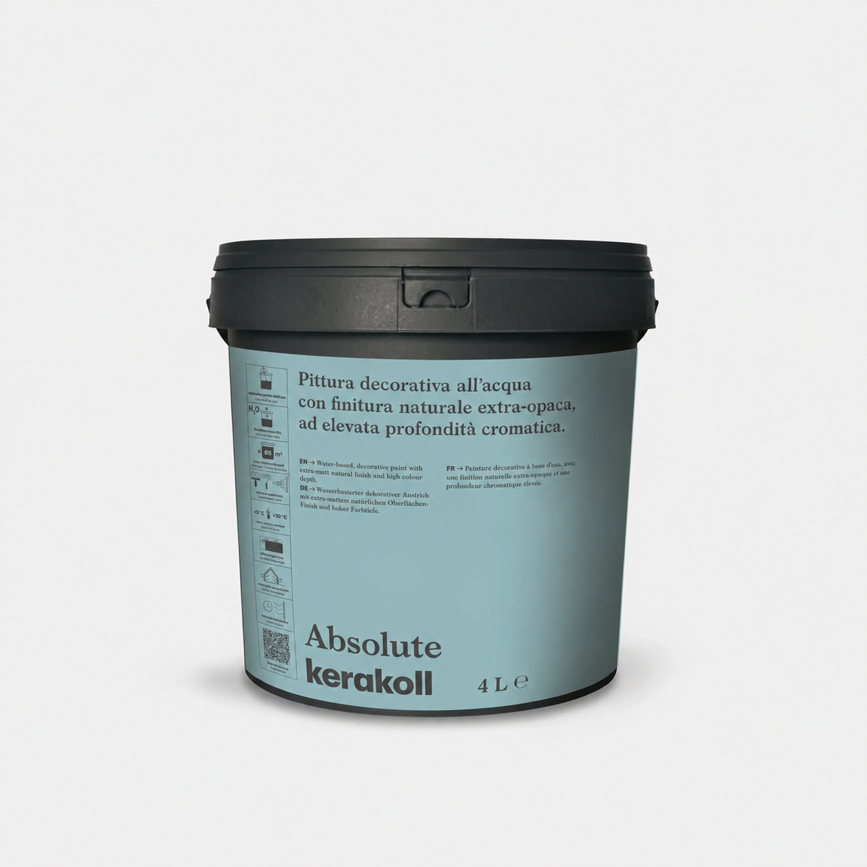 Pittura Decorativa Extra-Opaca Kerakoll Absolute 4Litri COLORATA KK1-KK150