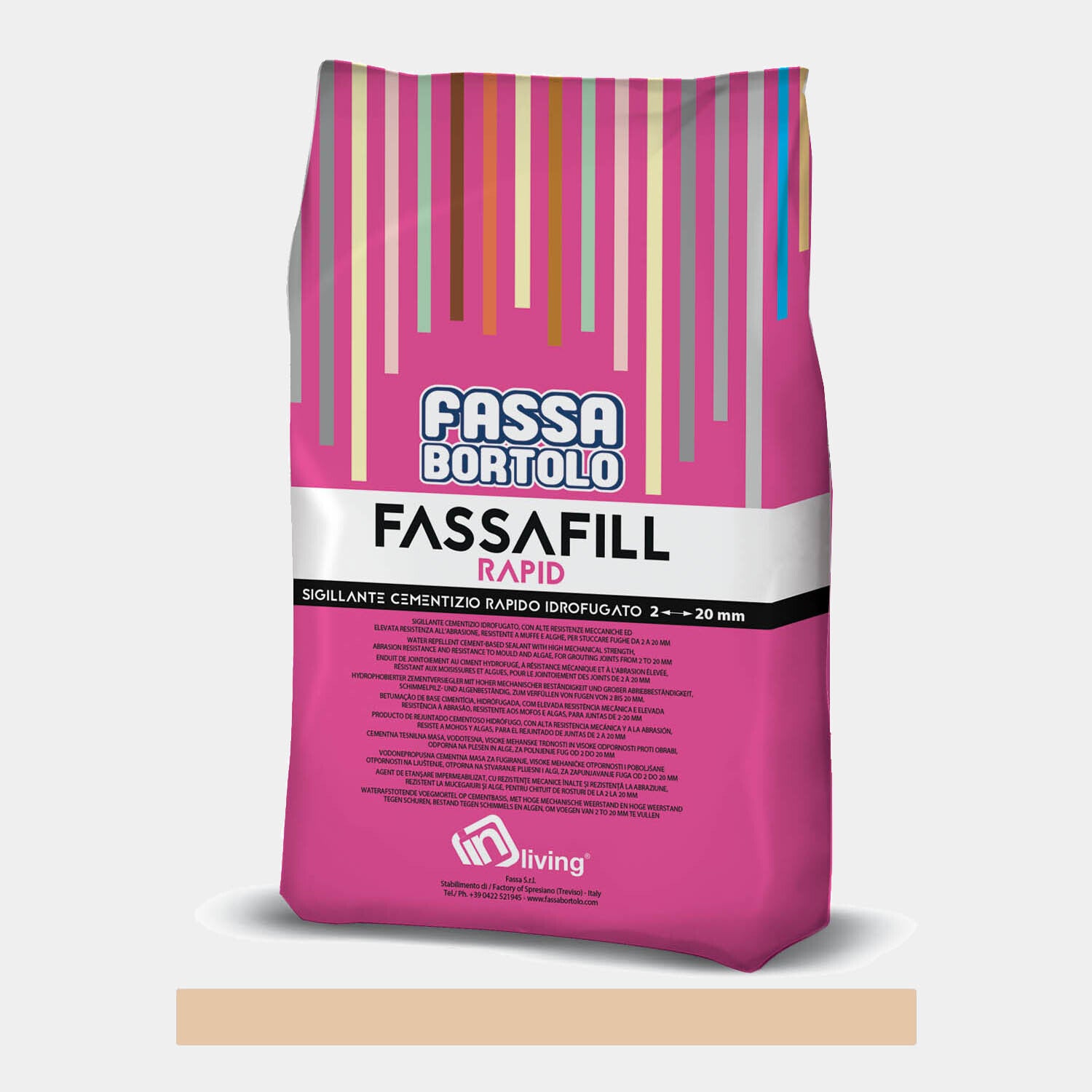 Stucco per fughe rapido Fassafill Rapid 5Kg Sabbia