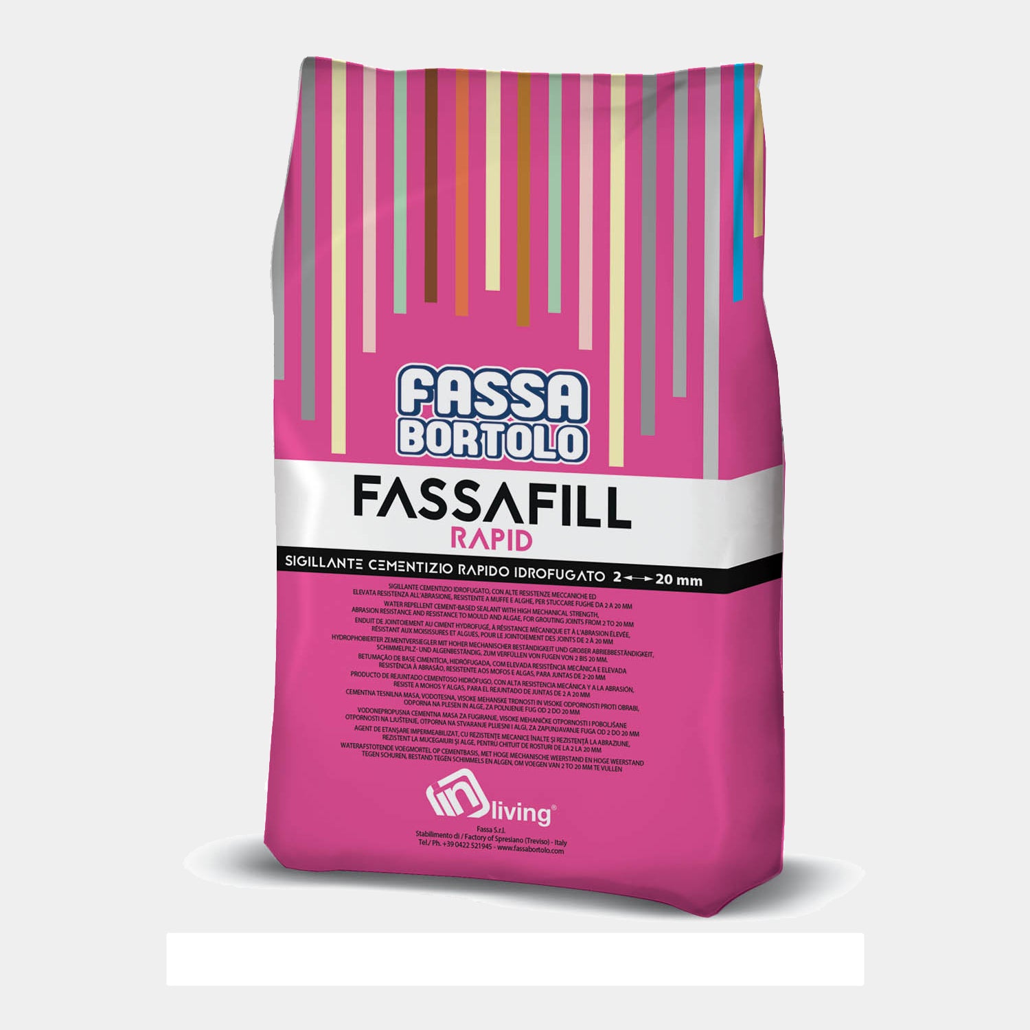 Stucco per fughe rapido Fassafill Rapid 5Kg Bianco