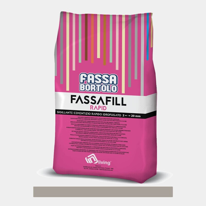 Stucco per fughe rapido Fassafill Rapid 5Kg Grey