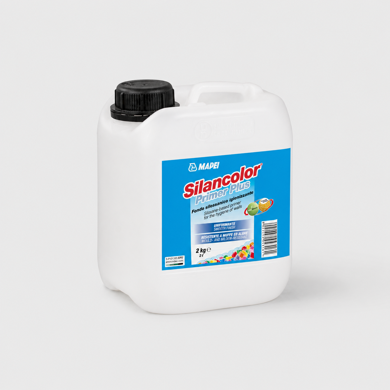 Fondo silossanico Mapei Silancolor Primer Plus 2Kg