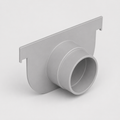 Testata terminale in PVC per canale Pratiko 200 - Altezza 115 mm