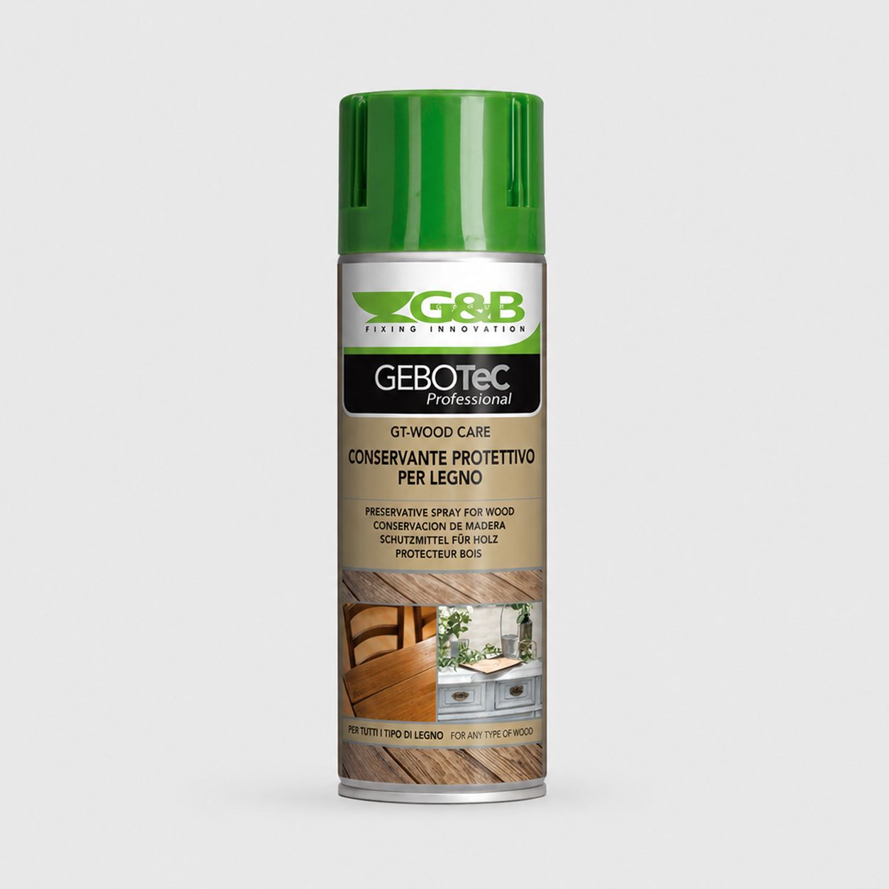Conservante Protettivo per Legno Spray 400 mm GT WOOD