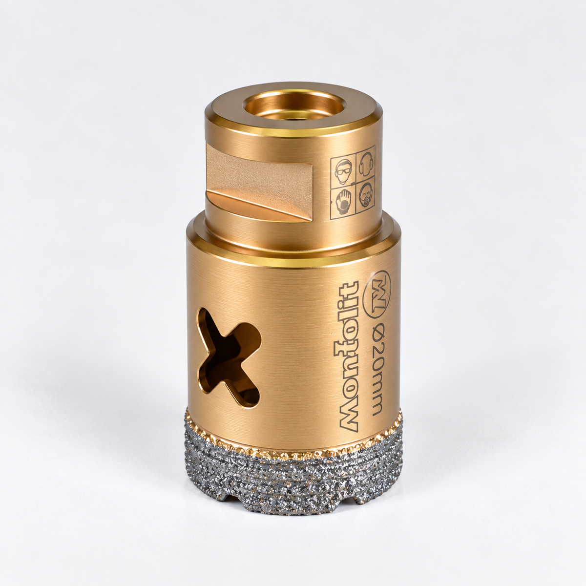 Fresa Diamantata Montolit Mondrillo Gold Titanium X-Generation FS-TI Ø 40 mm M14