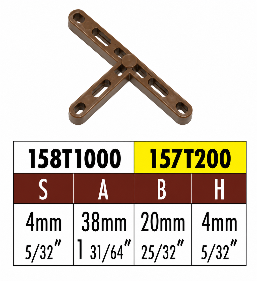 Distanziatori a T Raimondi fuga 4mm 200pezzi