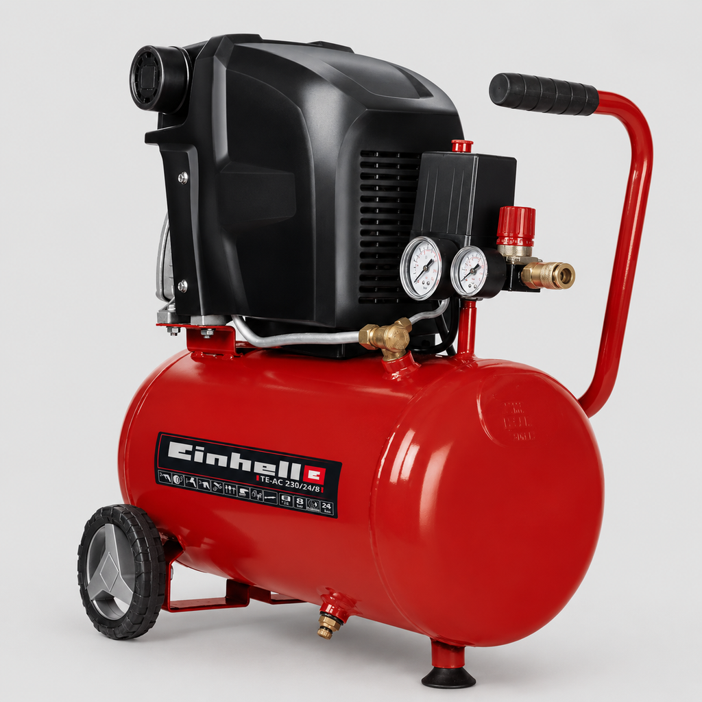 Compressore Einhell TE-AC 230/24/8 – 1500 W – 24 L – 8 BAR