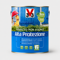 Smalto per legno all'acqua Alta Protezione Verde Imperiale 2,5Litri