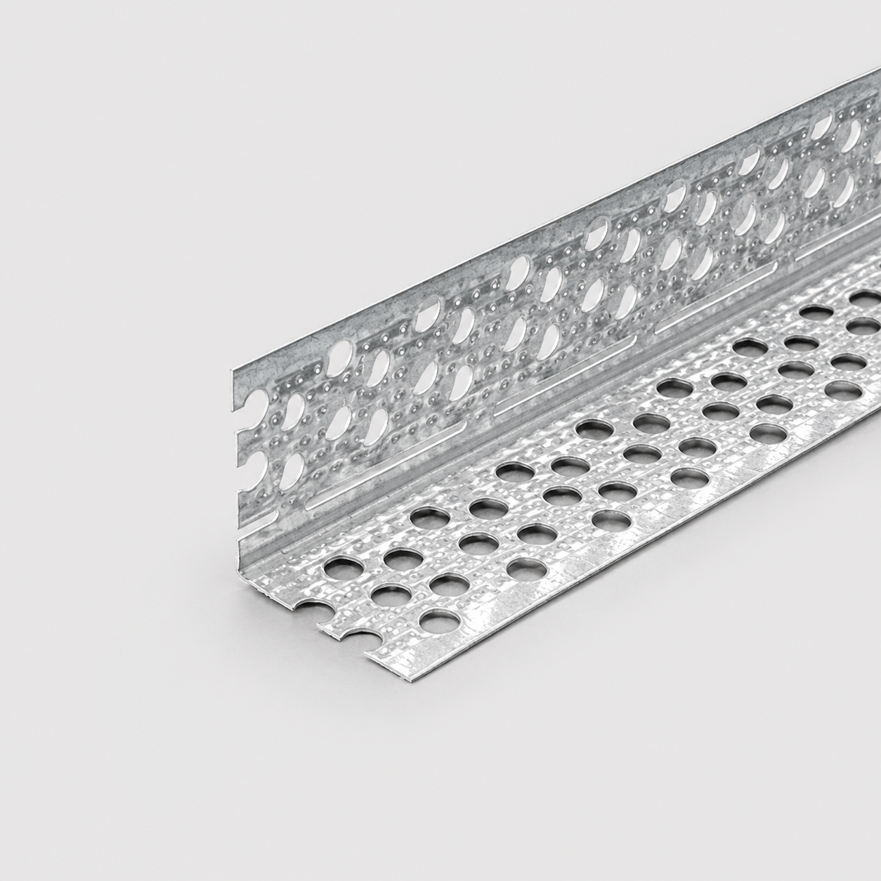 Paraspigolo Forata in Lamiera Zincata ad Angolo Variabile Asolato30x30mm 3mt