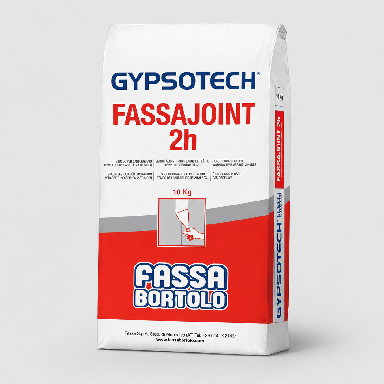 Stucco Professionale per Cartongesso FASSAJOINT 2H 25Kg