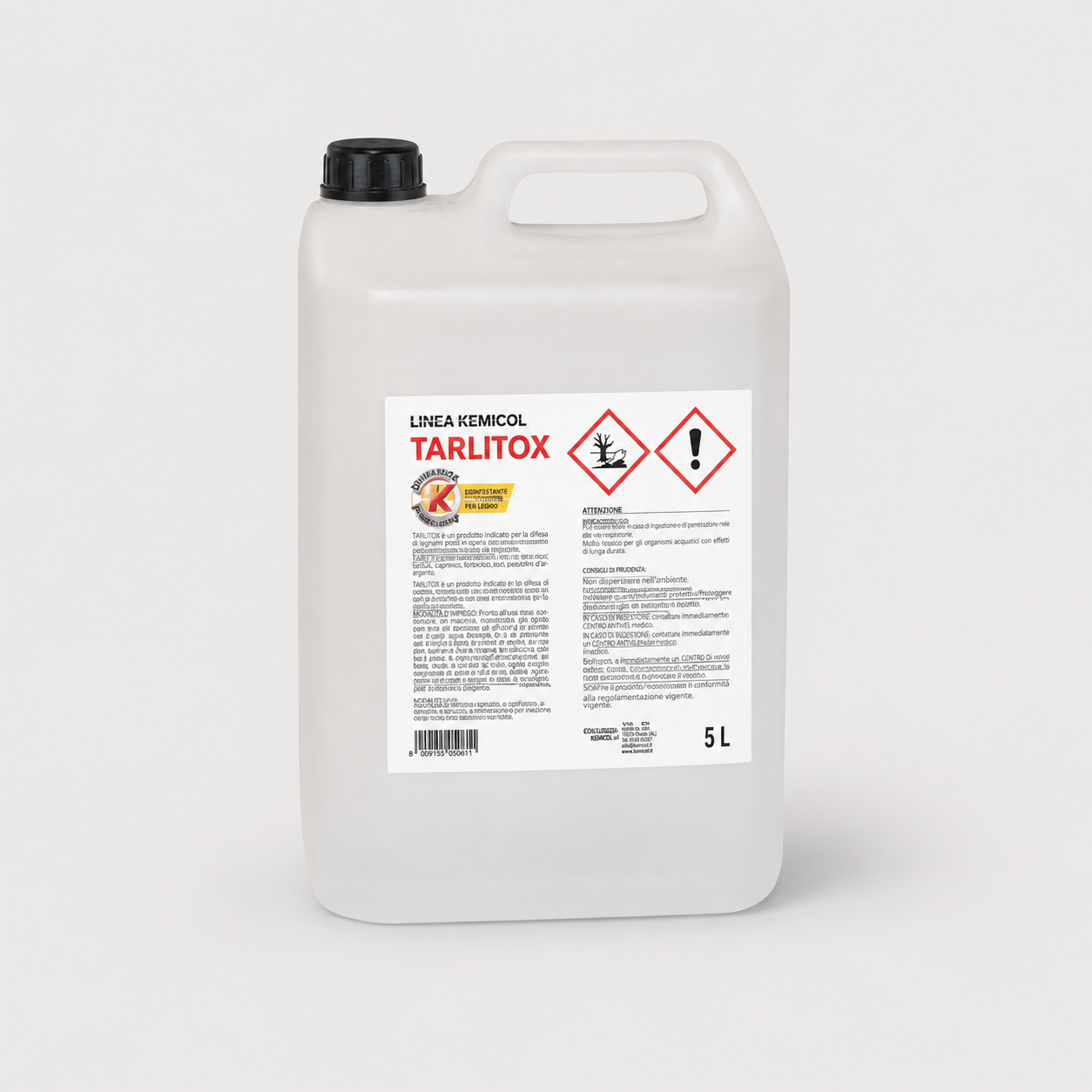 Antitarlo Fungicida Tarlitox – Preservante per Legno Pronto all’Uso 5Litri