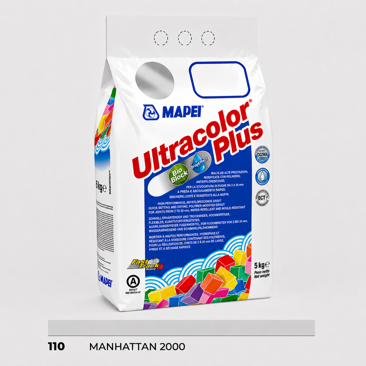 Stucco Cementizio Antimuffa e Idrorepellente ad Alte Prestazioni Mapei Ultracolor Plus – 110 Manhattan