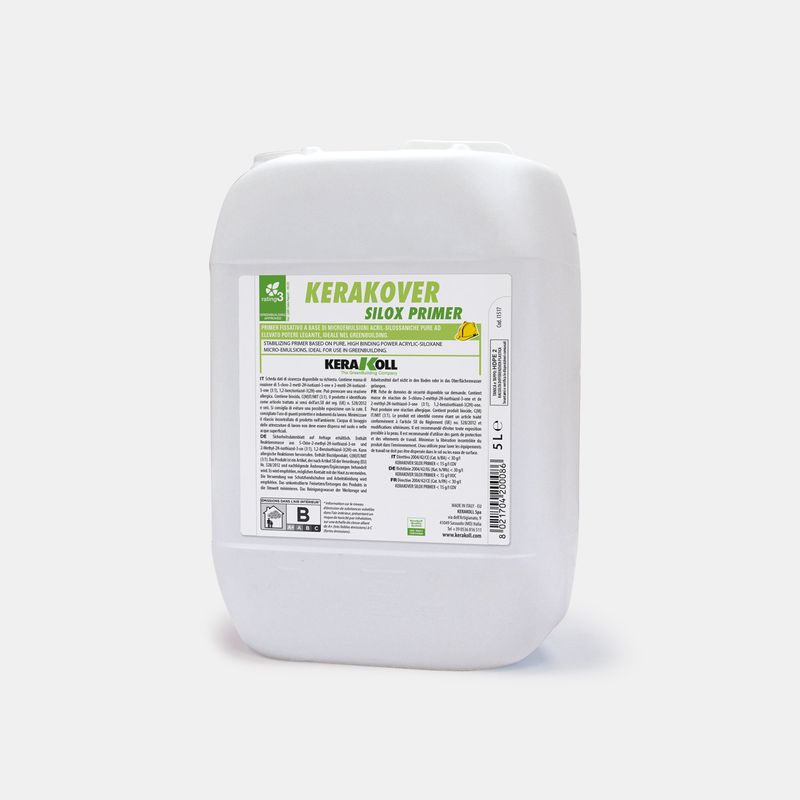Primer fissativo acril-silossanico consolidante Kerakover Silox Primer 5Litri