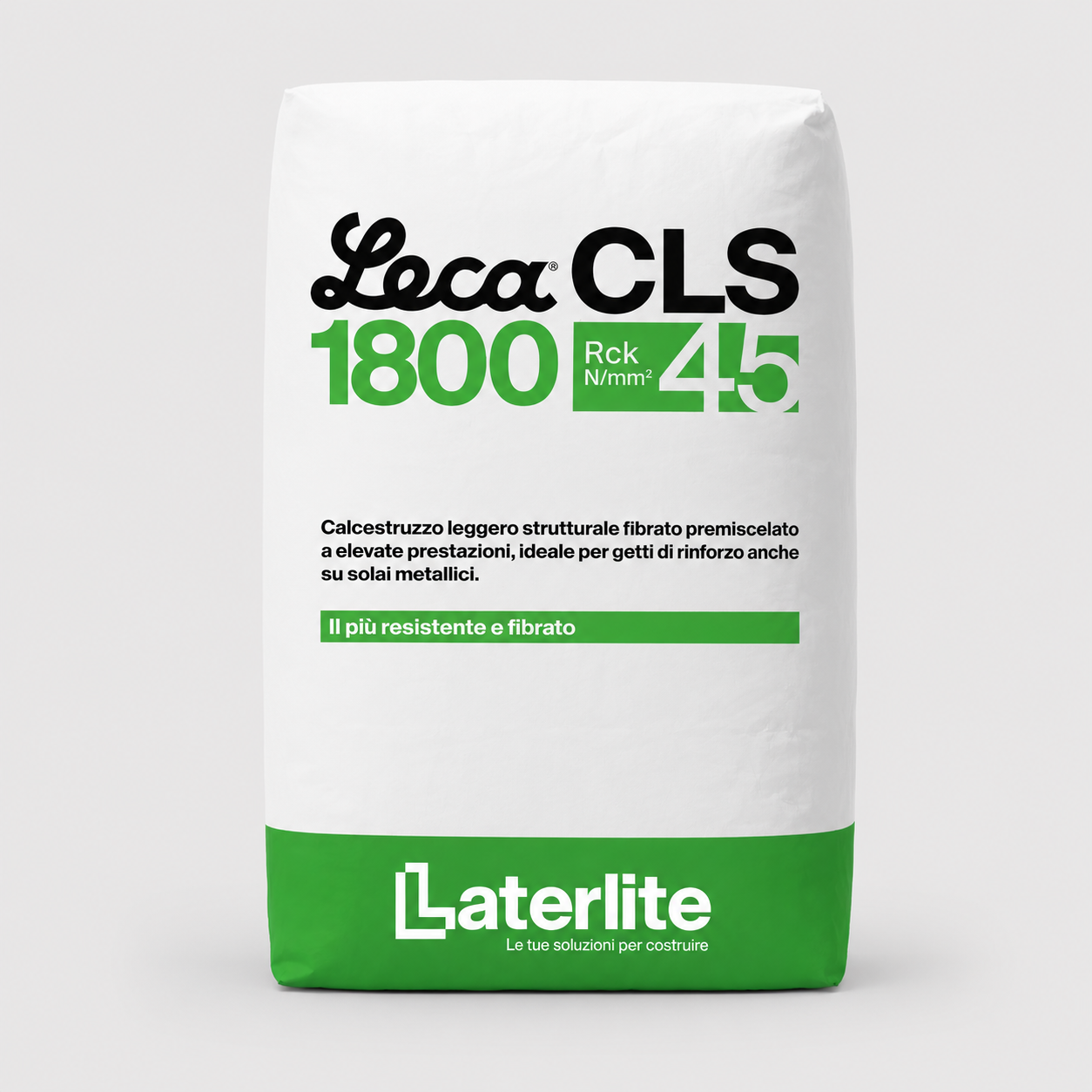 Calcestruzzo leggero strutturale fibrato alta resistenza LECA CLS 1800®