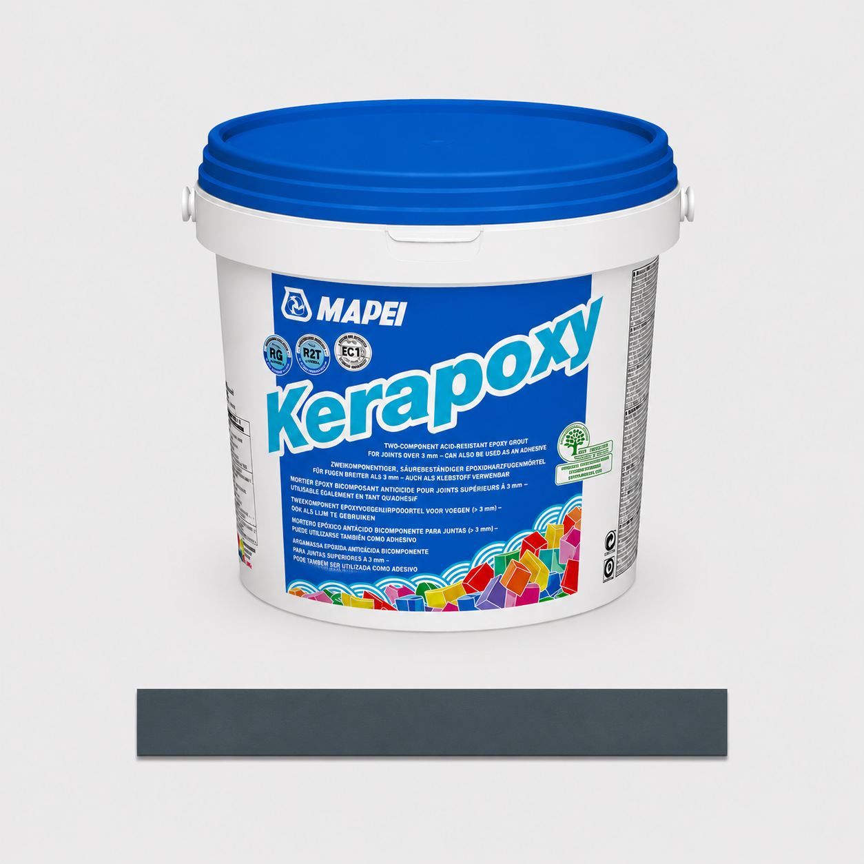 Stucco Epossidico Bicomponente Mapei Kerapoxy 5Kg - 114 Antracite