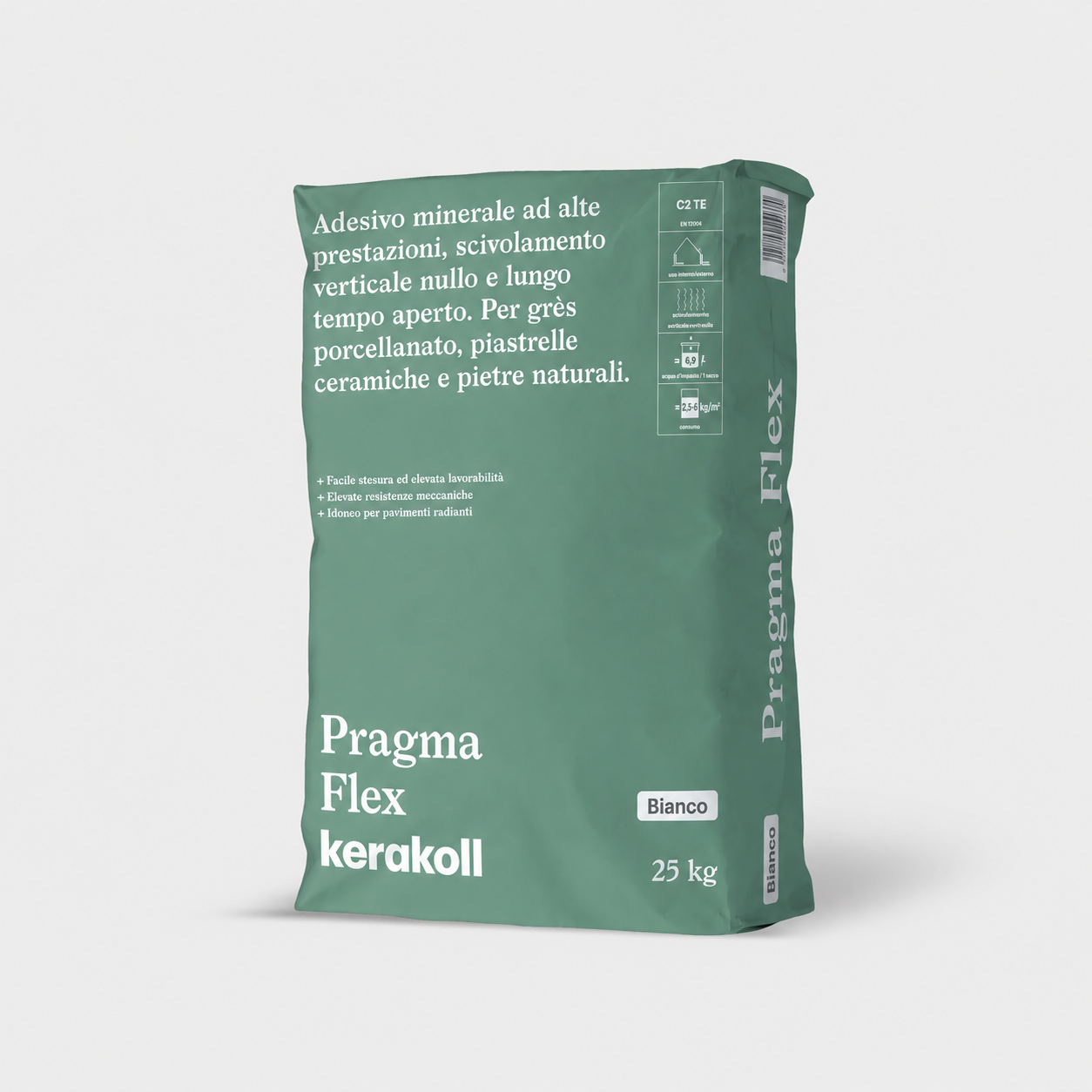 Adesivo Kerakoll Pragma Flex 25Kg Bianco