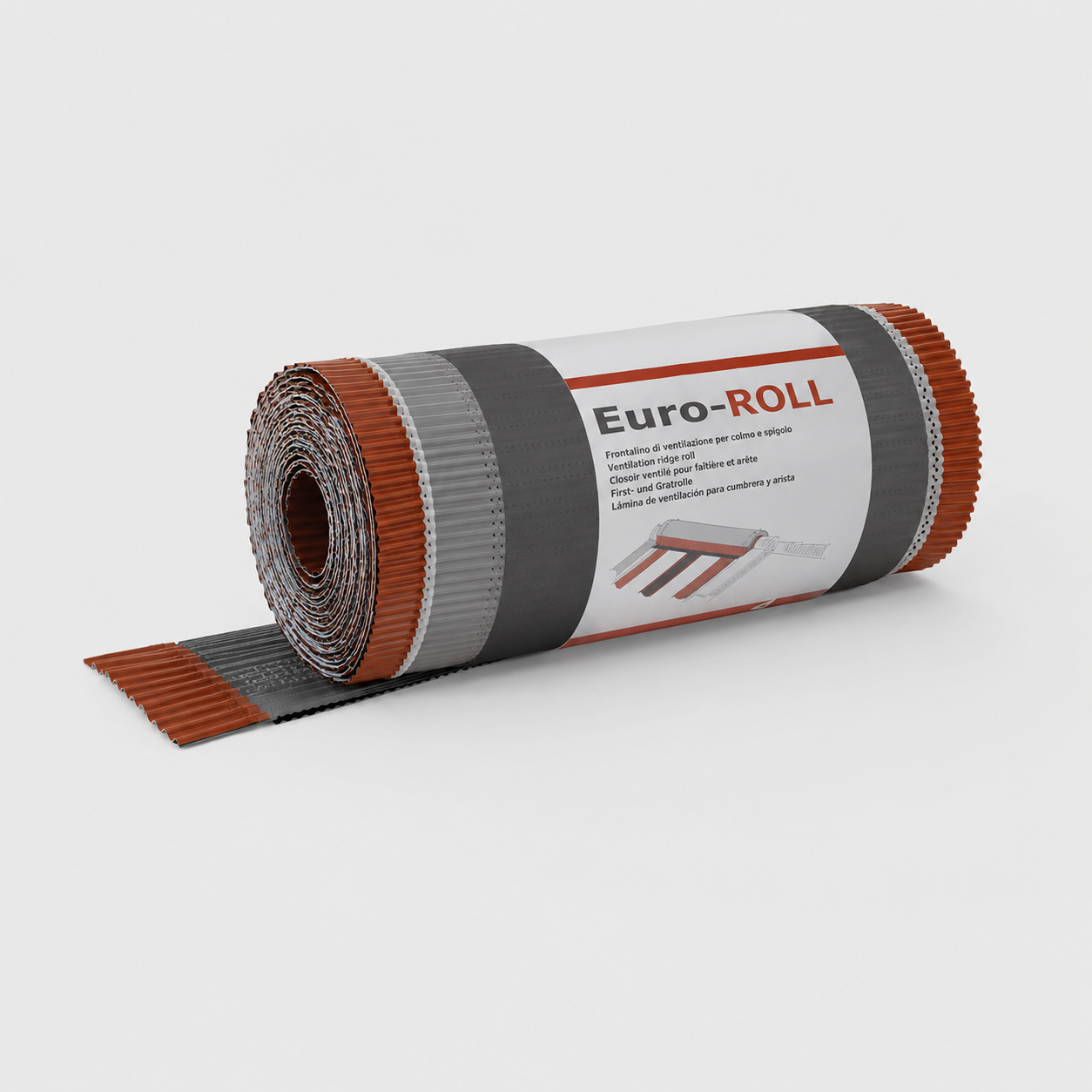Sottocolmo ventilato Euro-ROLL 370 mm Marrone