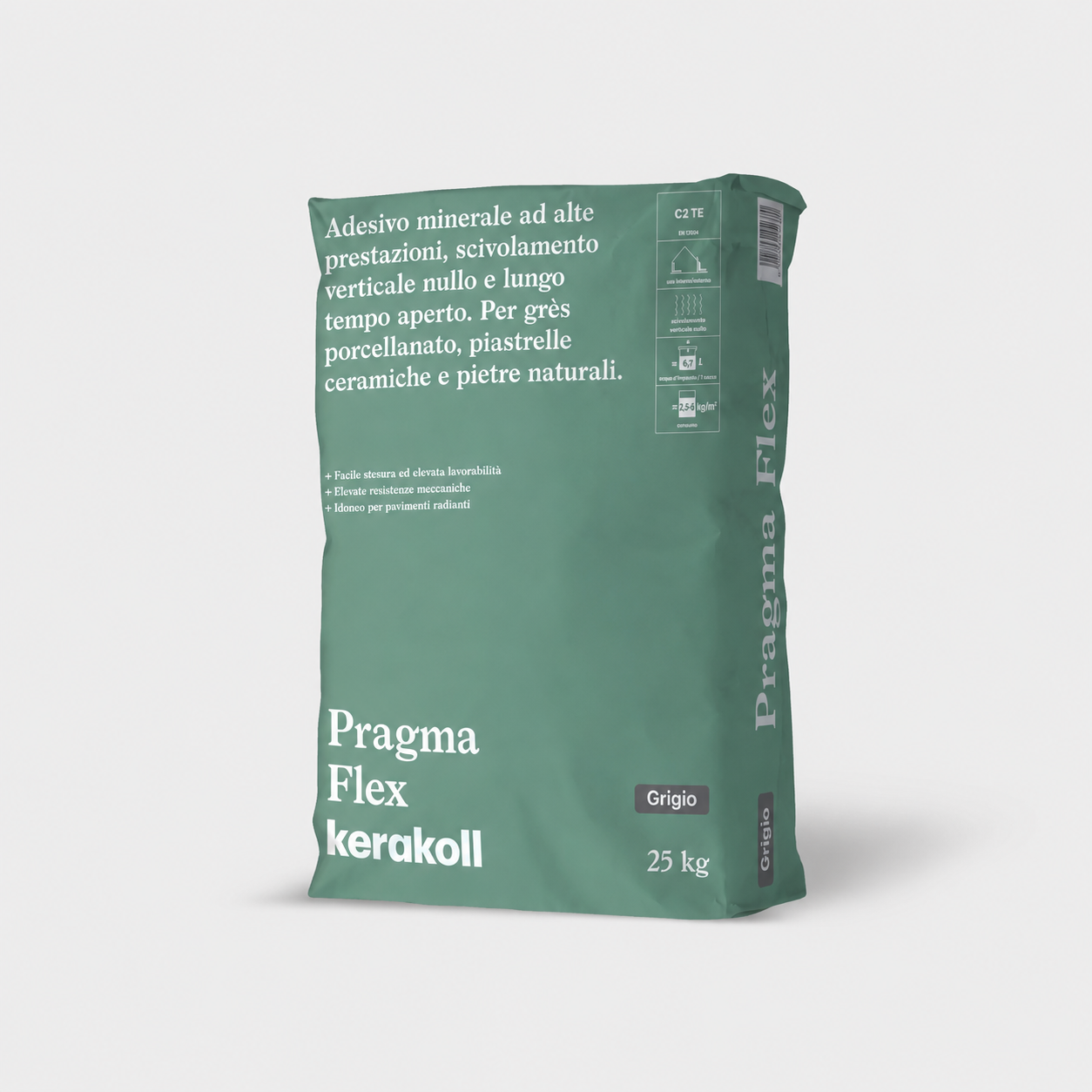 Adesivo Kerakoll Pragma Flex 25Kg Grigio