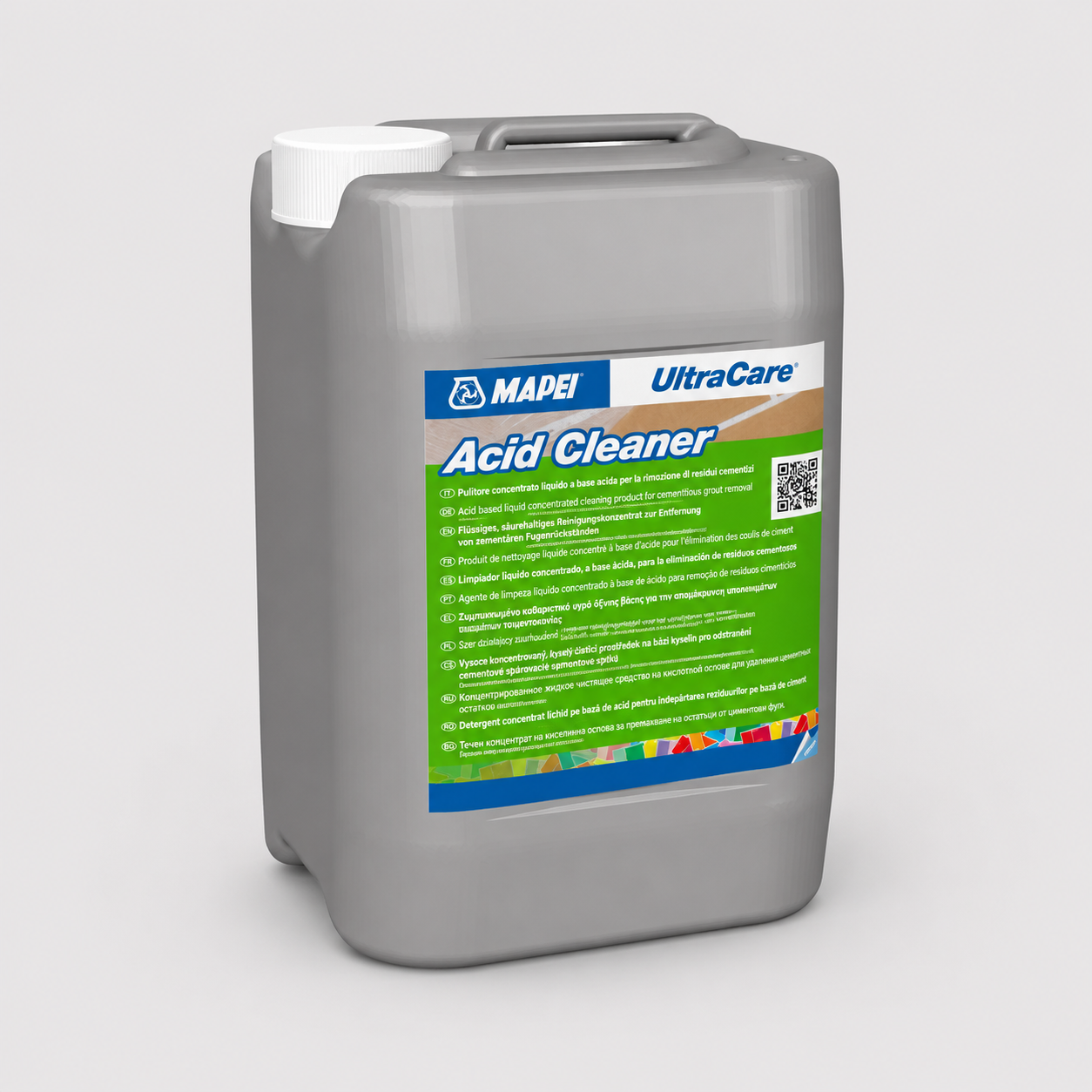 Pulitore Acido Concentrato per Residui Cementizi e Fine Posa Mapei UltraCare Acid Cleaner 5Litri