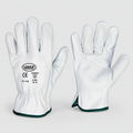 Guanti da Lavoro in Pelle Fiore Bovina 114E – Protezione Meccanica EN388