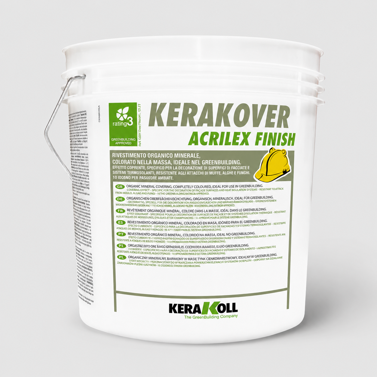 Rivestimento organo-minerale colorato a spessore Kerakover Acrilex Finish 1,2 25Kg