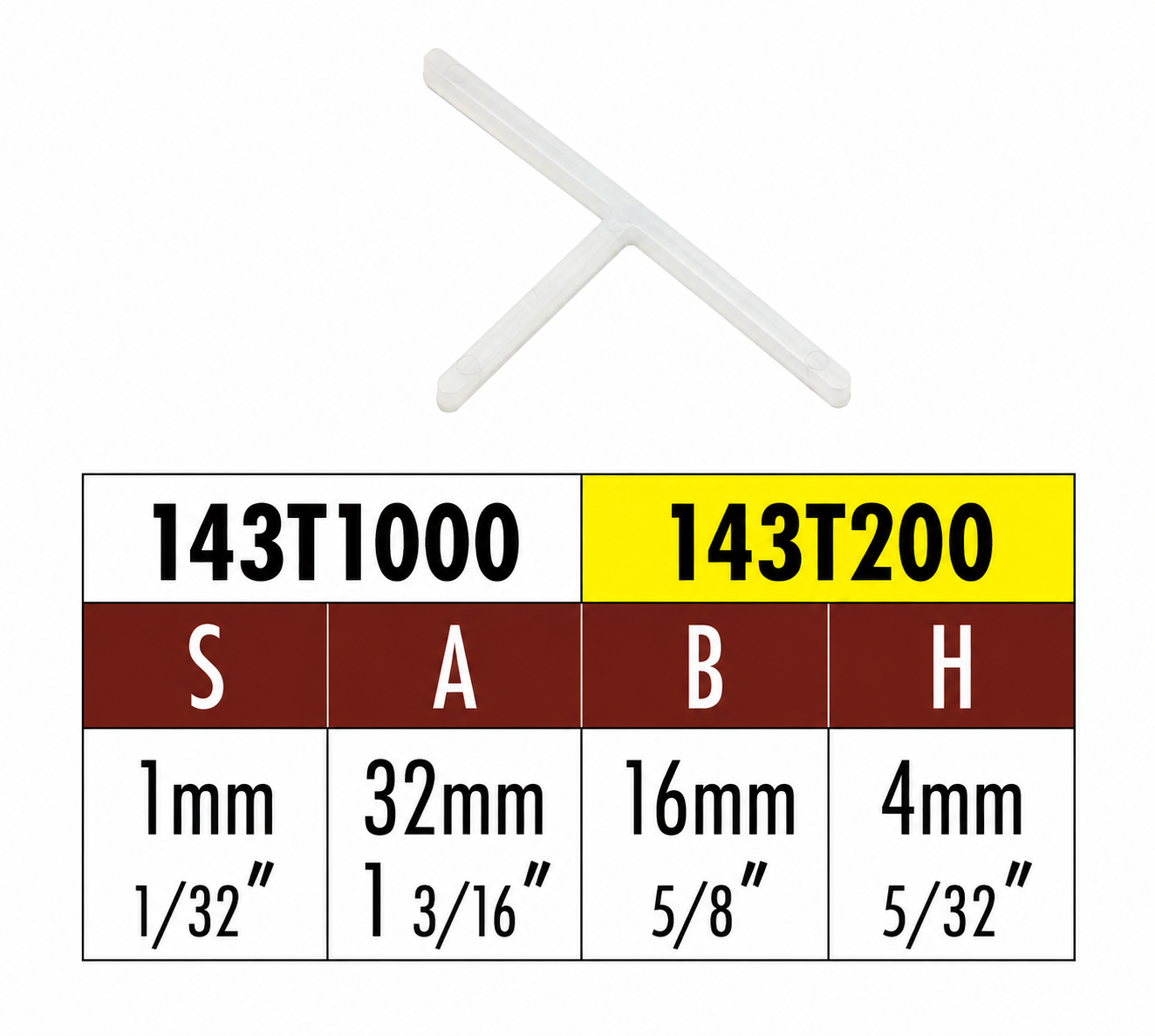 Distanziatori a T Raimondi fuga 1mm 200 pezzi