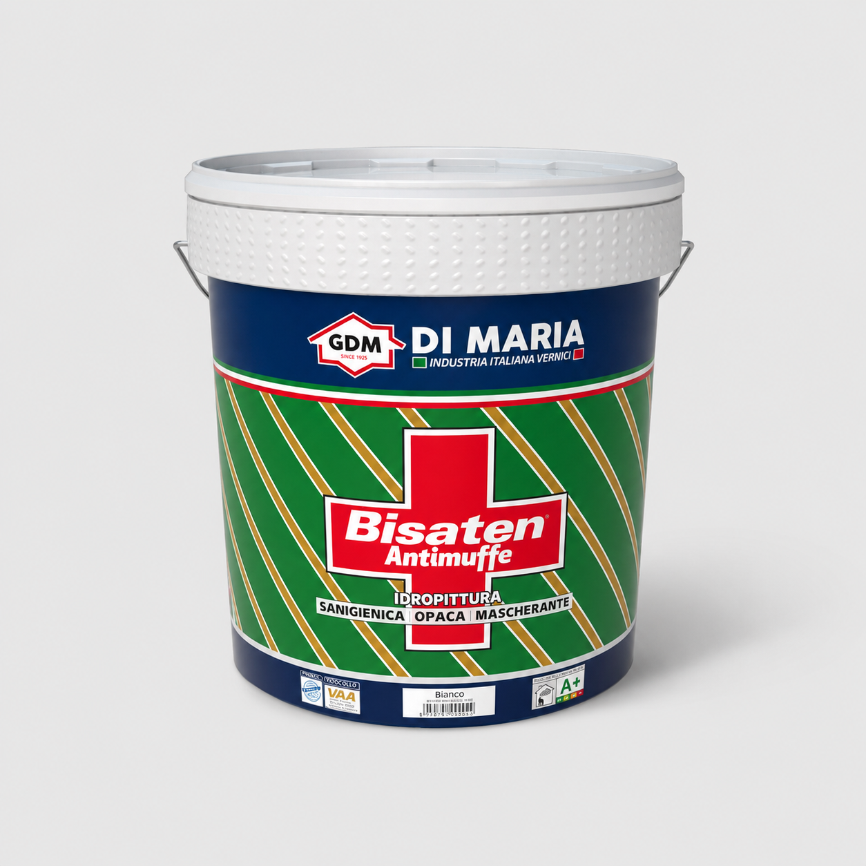 Idropittura Sanigienica Antimuffa Superlavabile BISATEN Opaca 13Litri