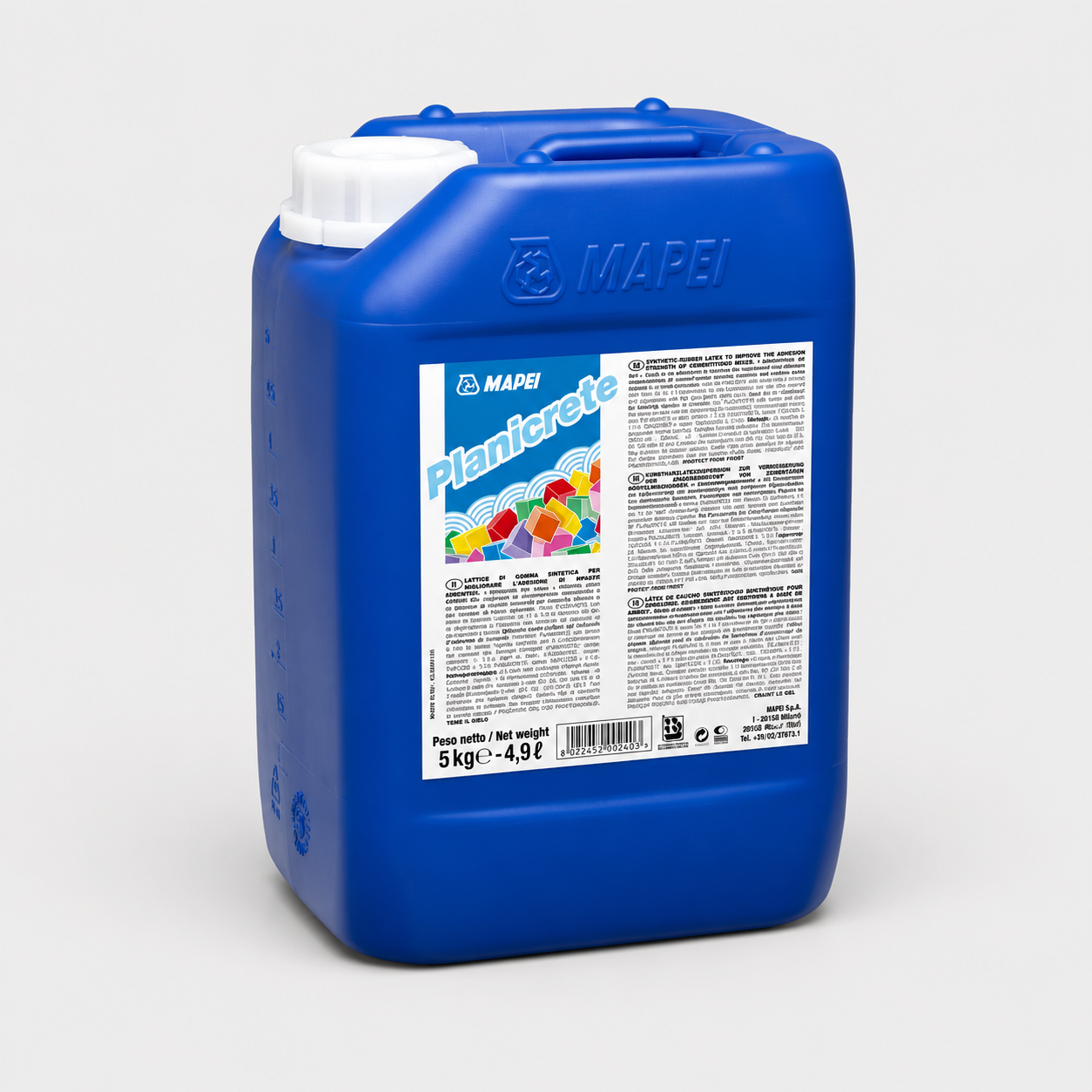 Lattice di Gomma Sintetica per Impasti Cementizi MAPEI Planicrete 5Kg