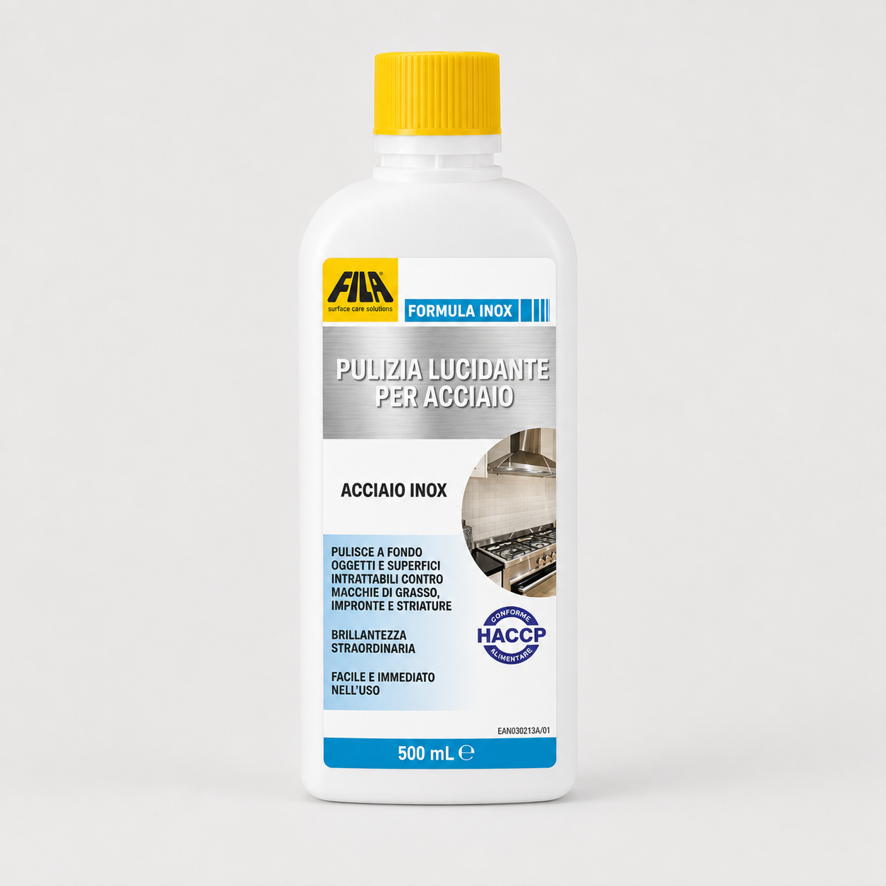 Pulizia Lucidante per Acciaio Inox Fila Formula Inox 500ml