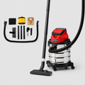 Aspiratore solidi e liquidi a battiera Einhell TC-VC 18/20 LI S-SOLO – 18V POWER X-CHANGE – SERBATOIO INOX 20 L